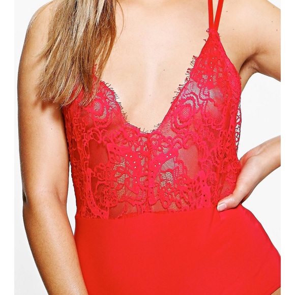 Boohoo lace bodysuit NWOT - Picture 1 of 5
